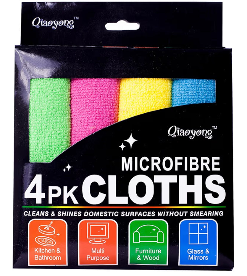 Generic Microfiber Cleaning Cloth (Set of 4)